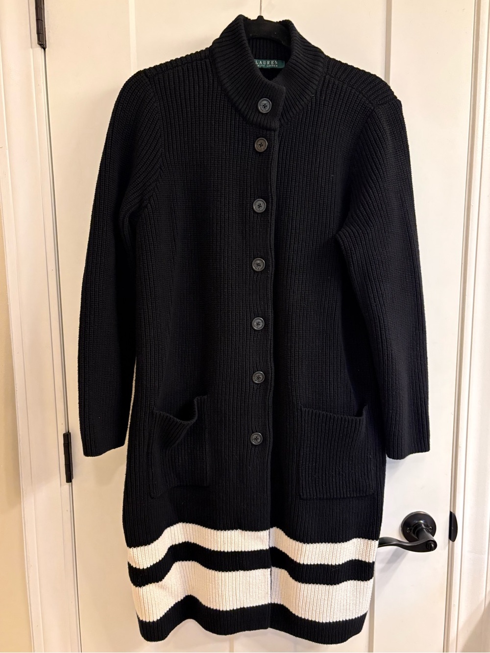 Lauren Ralph Lauren Long Rib-Knit Duster Cardigan